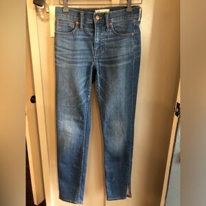 Madewell 9” high rise skinny